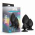 Analäventyr Platinum Set - 3-dels analdildo (svart)