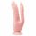 Dr. Skin 8 - sugfot dubbel dildo (naturell)