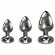 Playboy - anal dildoset - 3 delar (silver)