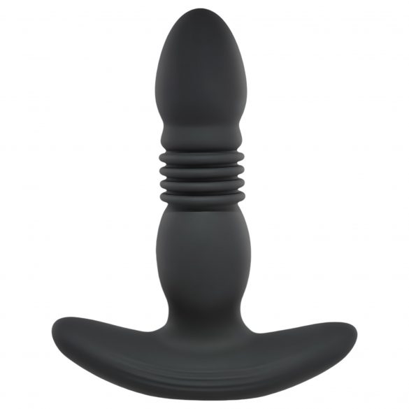 Playboy - uppladdningsbar, stötande anal vibrator (svart)