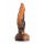 Ravager Textured Silicone Dildo - 20cm (Orange) 