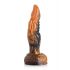 Ravager Textured Silicone Dildo - 20cm (Orange) 