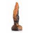 Ravager Textured Silicone Dildo - 20cm (Orange) 