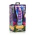 Varelser K*kar Mystique - enhörning dildo - 21 cm (lila-gul)