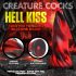 Creature Cocks Hell Kiss - Tvinnad Silikon Dildo - 19cm (röd)