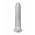 Fat Boy Micro Ribbed - penissleeve (19 cm) - vit