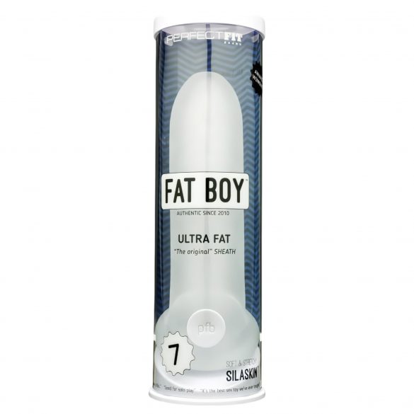 Fat Boy Original Ultra Fat - penishylsa (19cm) - mjölkvit