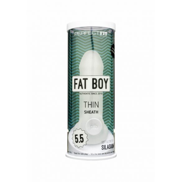 Fat Boy Thin - penisöverdrag (15 cm) - mjölkvit