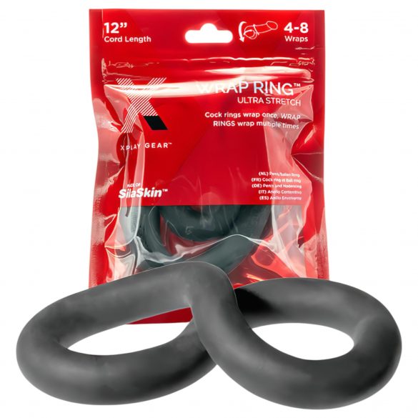 Perfect Fit Ultra Wrap 12 - tjock penisring - svart (30 cm)