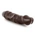 Dr. Hud Vibe nr 6 - naturlig dildo (brun)