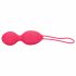 Loveline - Rechargeable, Ribbed, Radio-Controlled Vibrating Love Egg (Pink) 