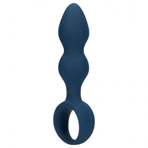 Loveline - anal dildo med grepphandtag - medium (blå)