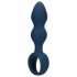 Loveline - Anal Dildo with Holding Ring - Large (Blue) 