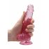 RealRock - genomskinlig realistisk dildo - rosa (17cm)