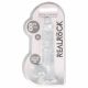 REALROCK - genomskinlig realistisk dildo - klar (19 cm)