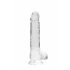 REALROCK - genomskinlig realistisk dildo - klar (19 cm)