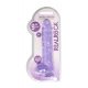 REALROCK - genomskinlig realistisk dildo - lila (22cm)