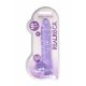 REALROCK - genomskinlig realistisk dildo - lila (22cm)