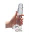 REALROCK - genomskinlig realistisk dildo - klar (22 cm)