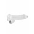 REALROCK - genomskinlig dildo - klar (15cm)