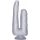 Realrock - realistisk dubbel dildo - 22 cm (genomskinlig)