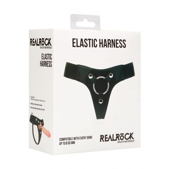 REALROCK Elastisk - universell strap-on underkläder (svart)