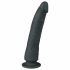 Easytoys - Sugpropp 100% silikon dildo (21 cm) - svart