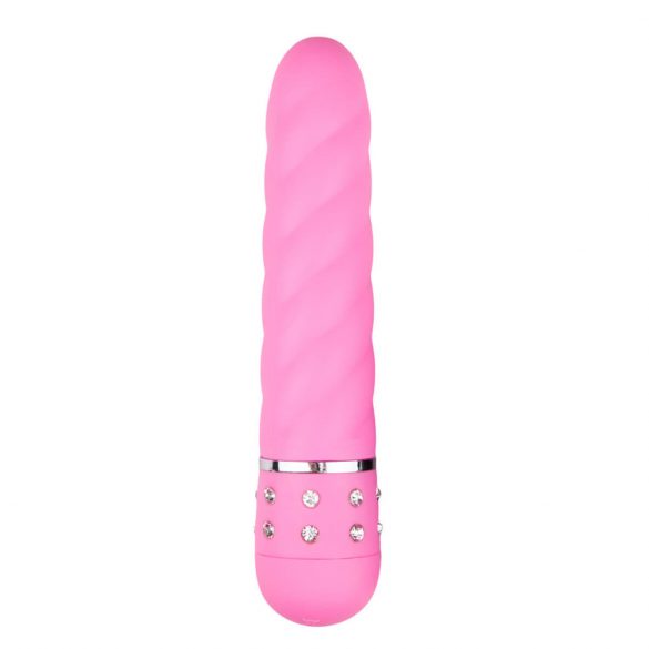 Easytoys Diamond – vriden stav vibrator (rosa)