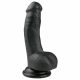 Easytoys - Sugpropp-dildo, hängande bollar (15 cm) - svart