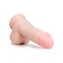 Easytoys - sugkoppare dildo med testiklar (17,5 cm) - natur