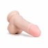 Easytoys - sugkoppare dildo med testiklar (17,5 cm) - natur