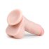 Easytoys - sugkoppare dildo med testiklar (17,5 cm) - natur