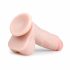 Easytoys - sugkoppare dildo med testiklar (17,5 cm) - natur