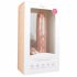 Easytoys - Sugfot, stors dildo med bollar (26,5 cm) - naturlig