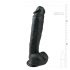 Easytoys - stor sugpropps dildo (26,5 cm) - svart