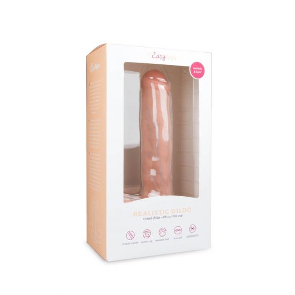 Easytoys - sugpropp dildo med pung (29,5 cm) - beige