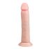 Easytoys - realistisk dildo med sugkopp (20,5 cm) - natur