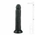 Easytoys - Sugkoppdildo (20,5 cm) - svart