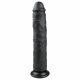 Easytoys - stor sugpropp dildo (28,5 cm) - svart