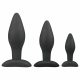 Easytoys Rocket - anala dildo set - svart (3-delad)