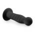 Easytoys Ribbad - sugkopp dildo (14 cm) - svart