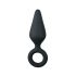 Easytoys Pointy Plug S - analplugg (svart) - liten