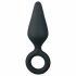 Easytoys Pointy Plug S - analplugg (svart) - liten