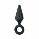 Easytoys Pointy Plug S - analplugg (svart) - liten