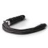 Easytoys Flogger - piska och silikon dildo (svart)