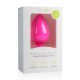 Easytoys Diamond - vit analkula med vit sten (stor) - rosa