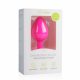 Easytoys Diamant - vit sten analdildo (medium) - rosa