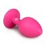 Easytoys Diamant Liten - analdildo (rosa-vit)