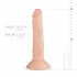 Real Fantasy Blane - realistisk dildo - 20cm (natur)