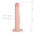 Real Fantasy Scott - realistisk dildo - 25cm (natur)